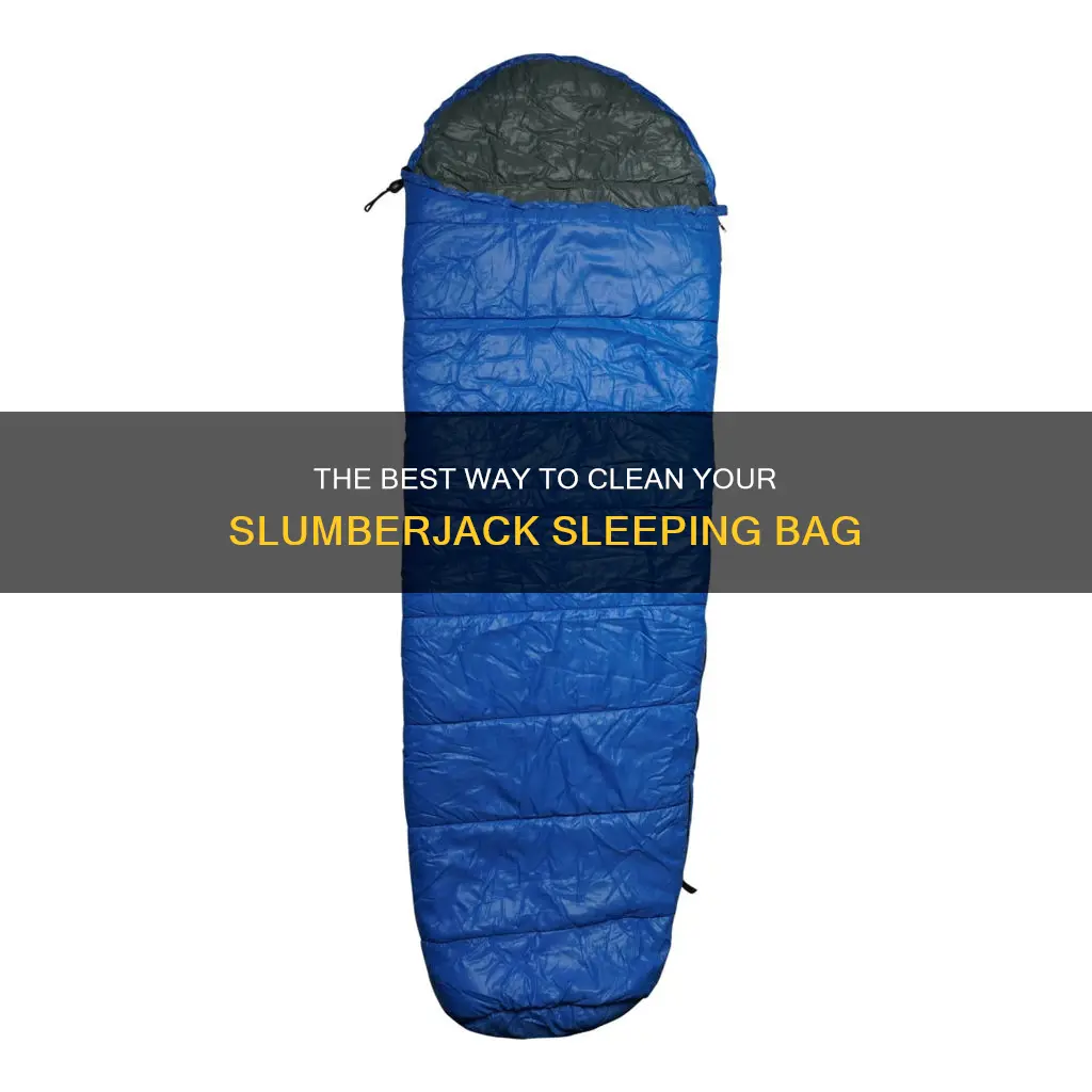 how to clean a slumberjack sleeping bag
