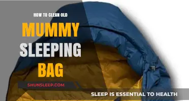 Washing Your Old Mummy Sleeping Bag: A Step-by-Step Guide