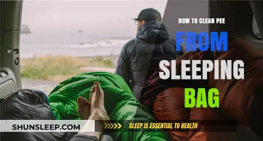 Cleaning Pee from a Sleeping Bag: Tips and Tricks