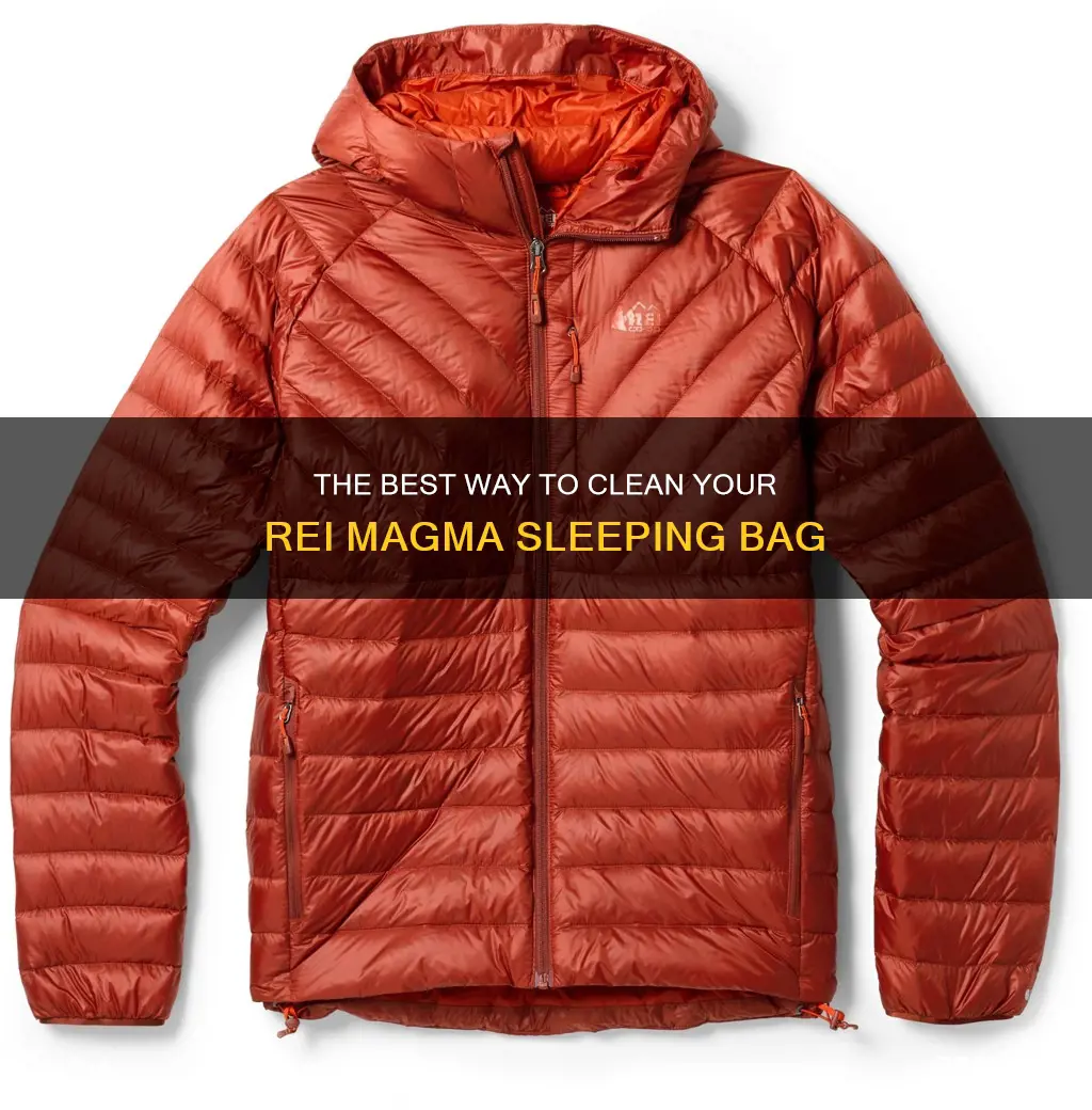 how to clean rei magma sleeping bag
