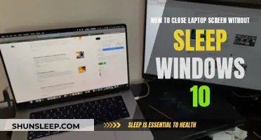 Laptop Screen Control: Keep Windows 10 Awake
