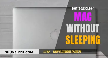 Preventing Sleep Mode: Keep Your Mac Awake With Lid Closed