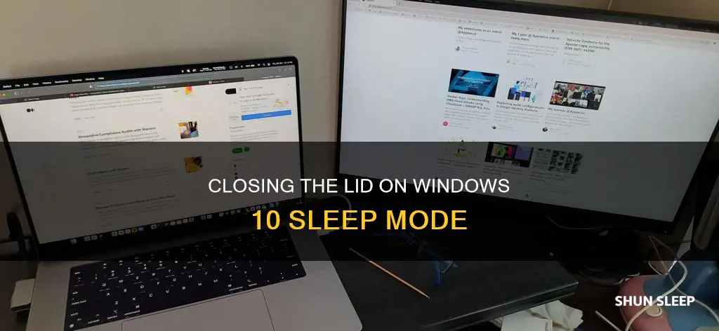 how to close lid without sleep windows 10