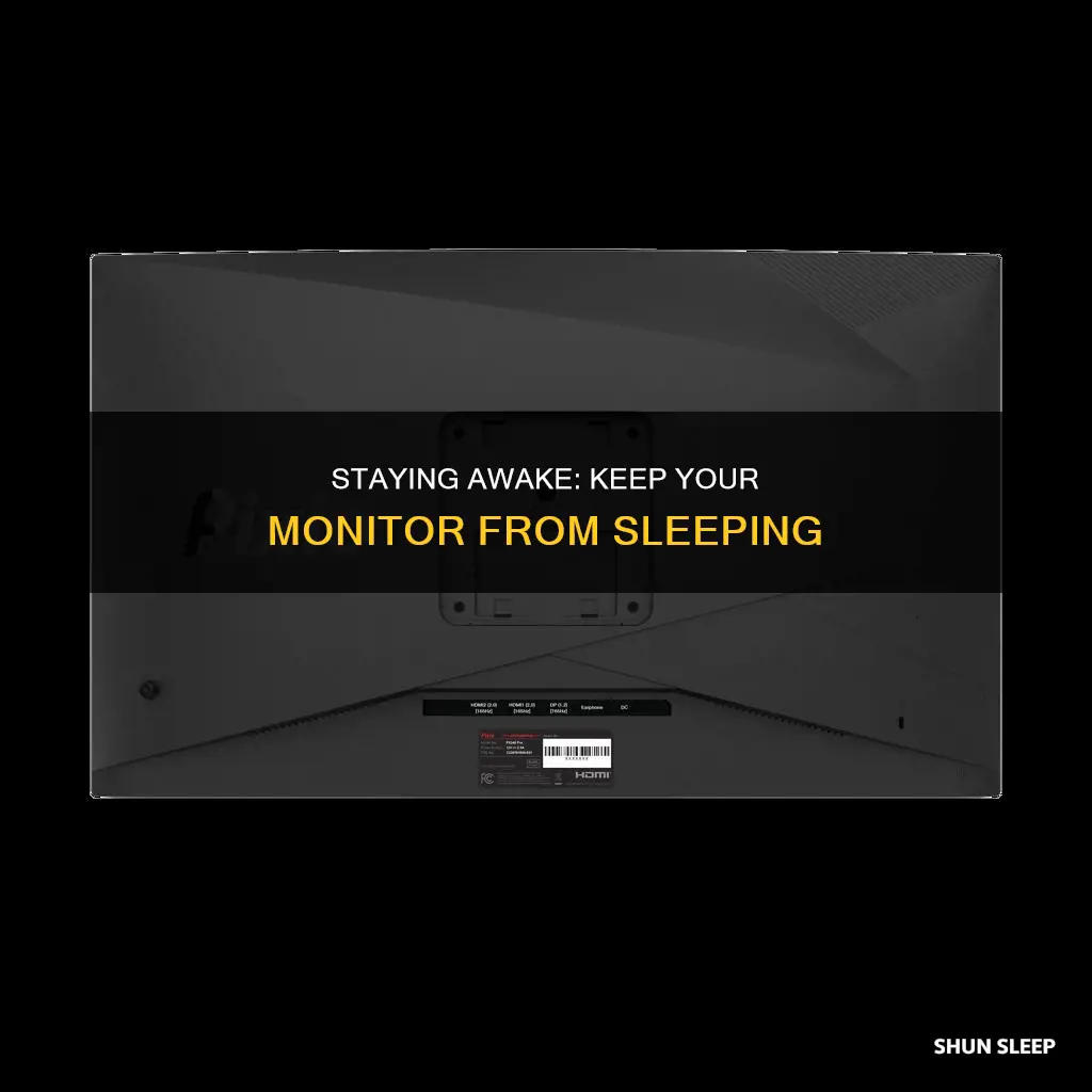 how to close monitor without sleep