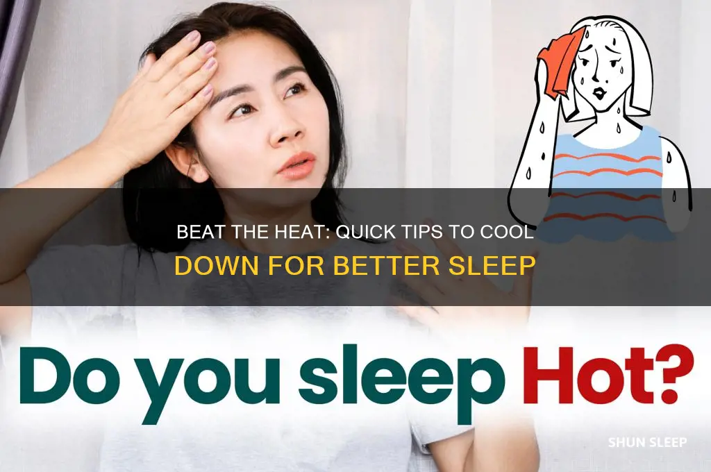 how to cool down to get to sleep