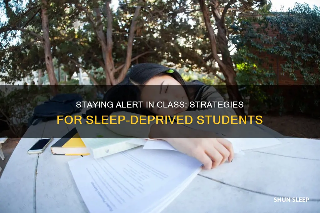 how to cope at school without sleep