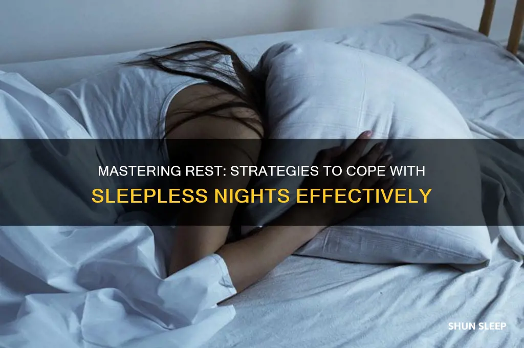 how to cope with not getting sleep