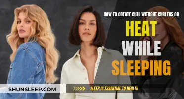 Creating Curls: No Heat, No Curlers, Just Sleep