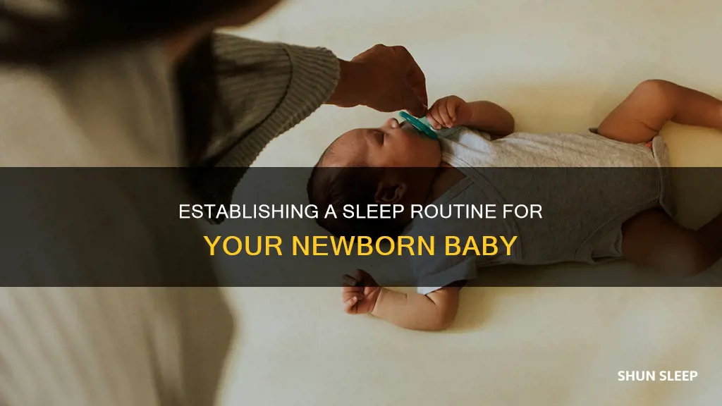 how to create sleep routine for newborn