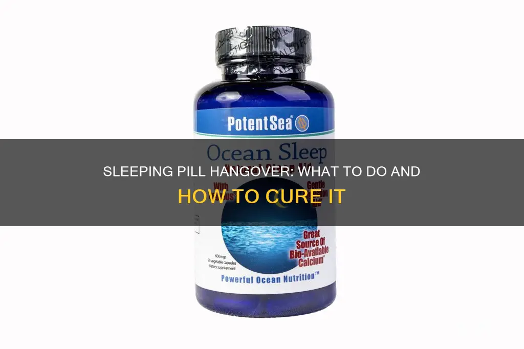 how to cure sleeping pill hang over
