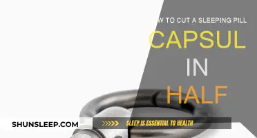 Cutting Sleeping Pills: A Safe Guide to Halving Capsules