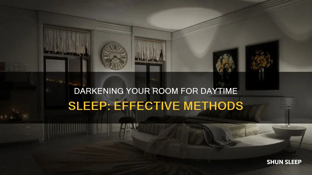 how to darken a room to sleep during the day