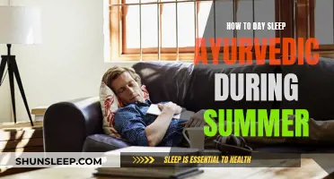 Ayurvedic Summer Siesta: Natural Ways to Day Sleep