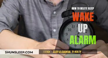 Mastering the Art of Waking Up: Tips to Delete Sleep Alarms