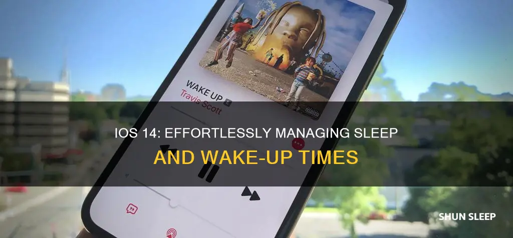 how to delete sleep wake up on ios 14