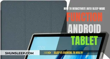 Disable Auto Sleep: Guide to Stop Android Tablet from Waking Up