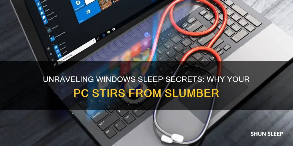 how to determine why windows wakes up from sleep