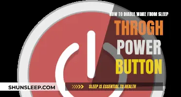 Mastering Sleep: Disabling Wake-from-Sleep via Power Button