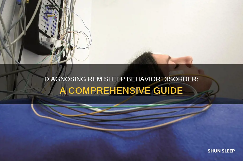 how to diagnose rem sleep behavior disorder