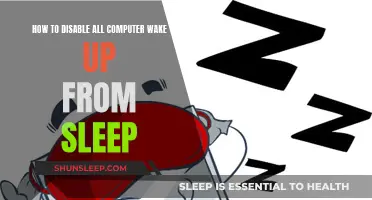 Mastering Sleep Mode: Disabling All Computer Wake-Up Tricks