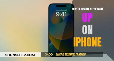 Disabling Sleep Wake-Up on Your iPhone: A Step-by-Step Guide