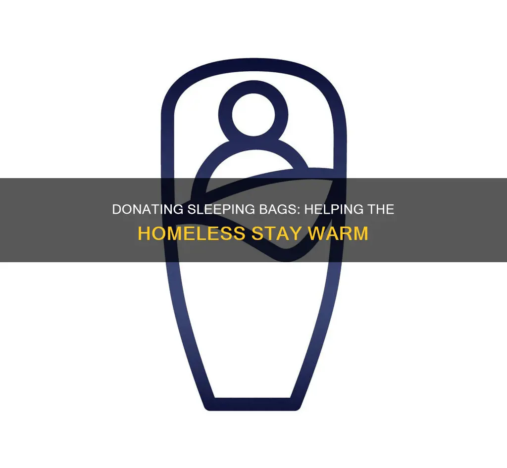 how to donate sleeping bags to homeless