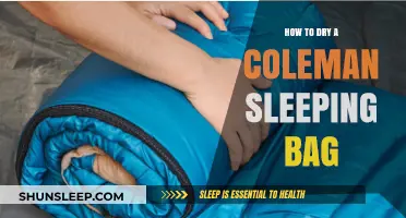 Drying a Coleman Sleeping Bag: Quick and Easy Steps