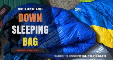 Drying a Down Sleeping Bag: Quick and Easy Steps