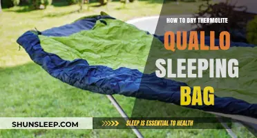 Drying Your Thermolite Quallo Sleeping Bag: A Quick Guide