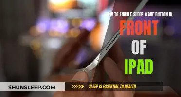 Enabling Sleep/Wake Button on Your iPad's Front Face