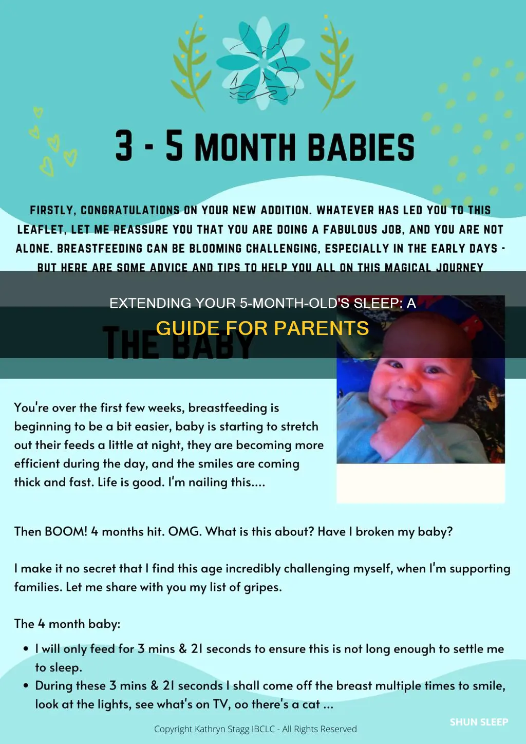 how to extend 5 month old sleep