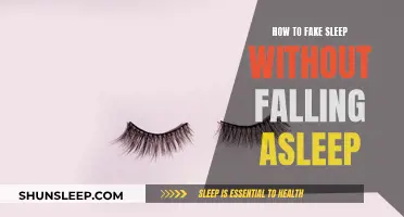 Pretending to Sleep: Tricks to Avoid Dozing Off