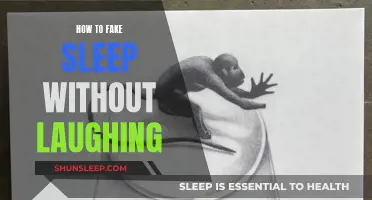 Controlling Laughter: Faking Sleep, a Tricky Art