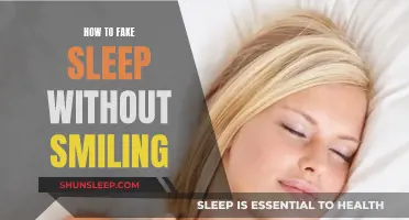 Guide to Faking Sleep: No Smiling Allowed
