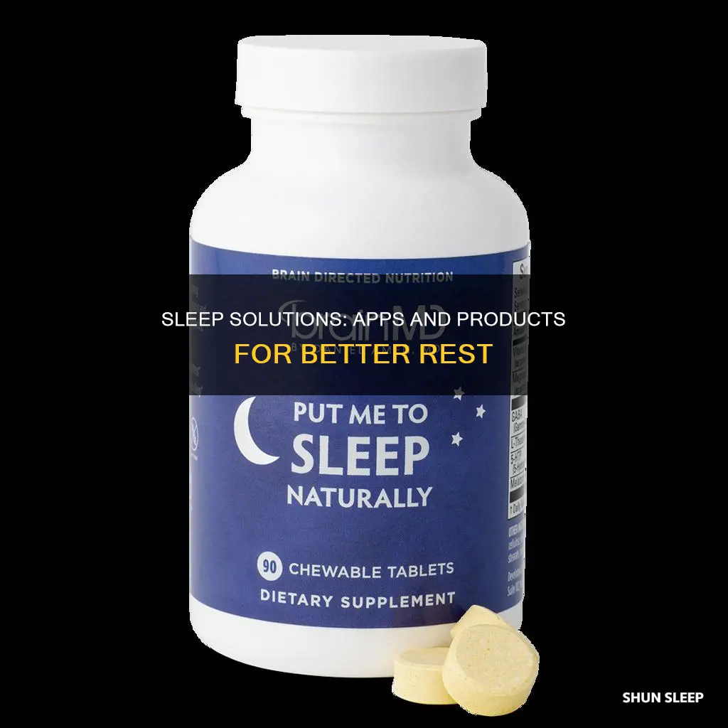 how to fall asleep better sleep products apps