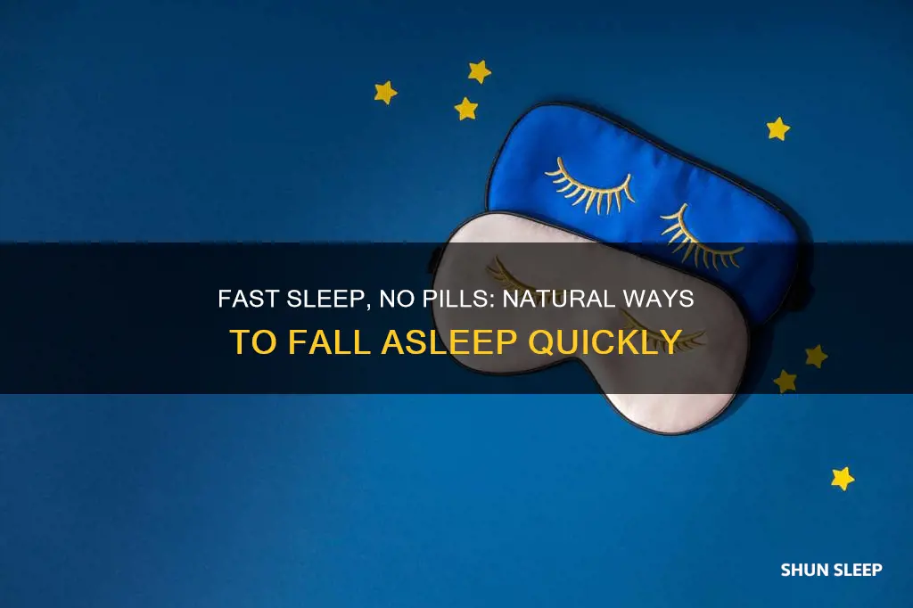 how to fall asleep quickly without sleeping pills