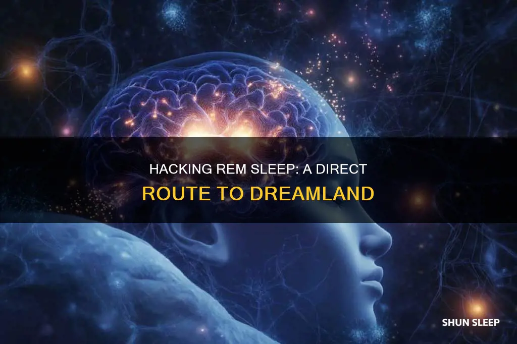 how to fall directly into rem sleep