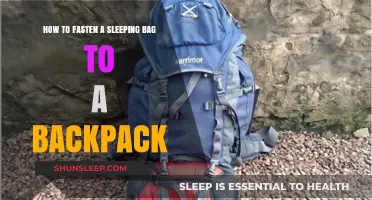 Attaching a Sleeping Bag: Backpack Edition