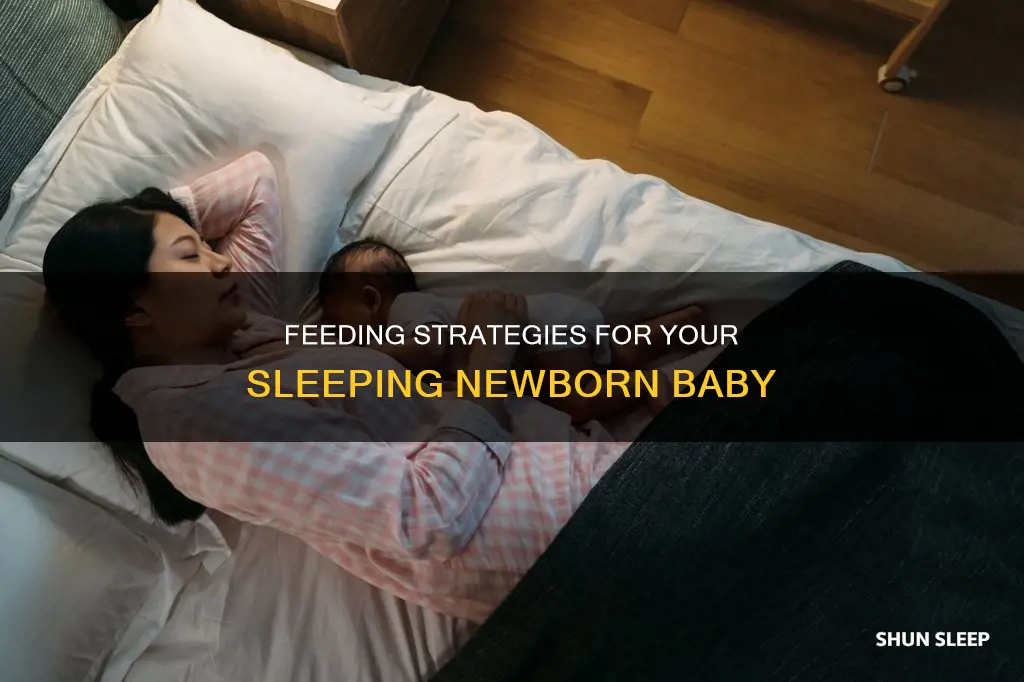 how to feed a sleeping newborn