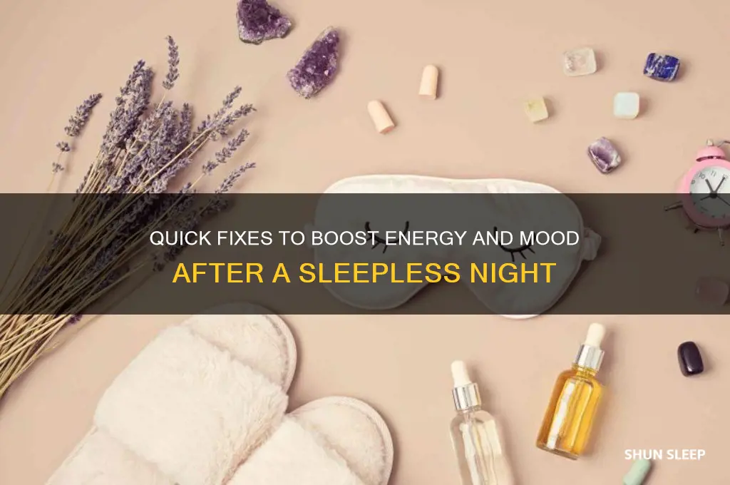 how to feel better after getting little sleep