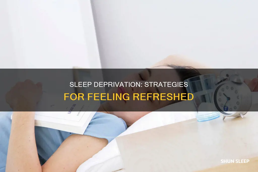 how to feel better after sleep deprivation