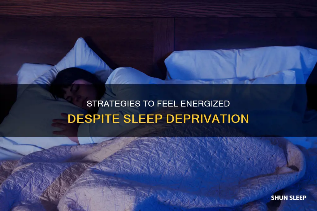 how to feel better without sleep