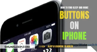 Finding Sleep and Wake Buttons on Your iPhone