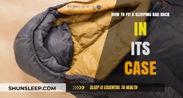 Compress Your Sleeping Bag: Back in its Case