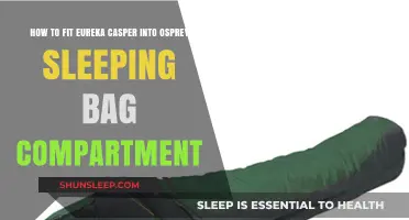 Eureka and Osprey: Sleeping Bag Compartment Compatibility
