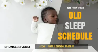 Fixing Sleep Schedules for One-Year-Olds