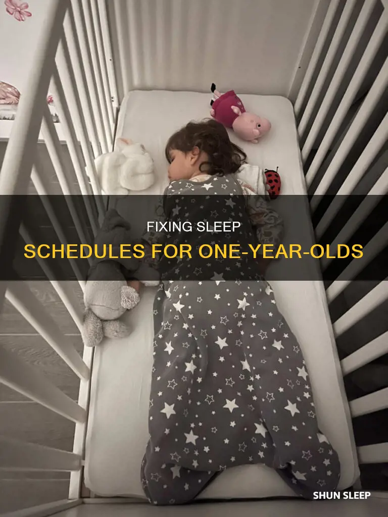 how to fix 1 year old sleep schedule