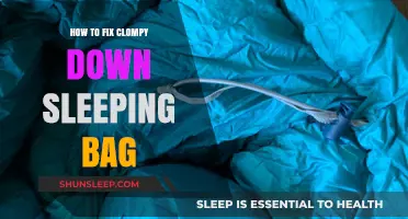 Repair Your Clompy Down Sleeping Bag Like a Pro