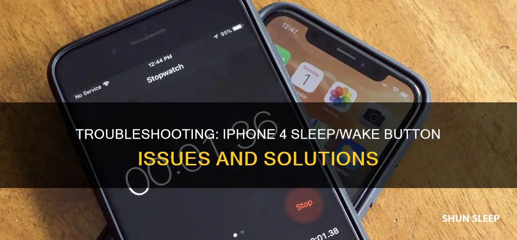 how to fix iphone 4 sleep wake button