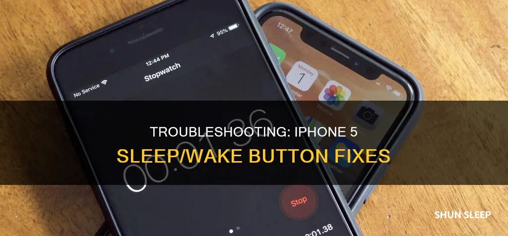 how to fix iphone 5 sleep wake button